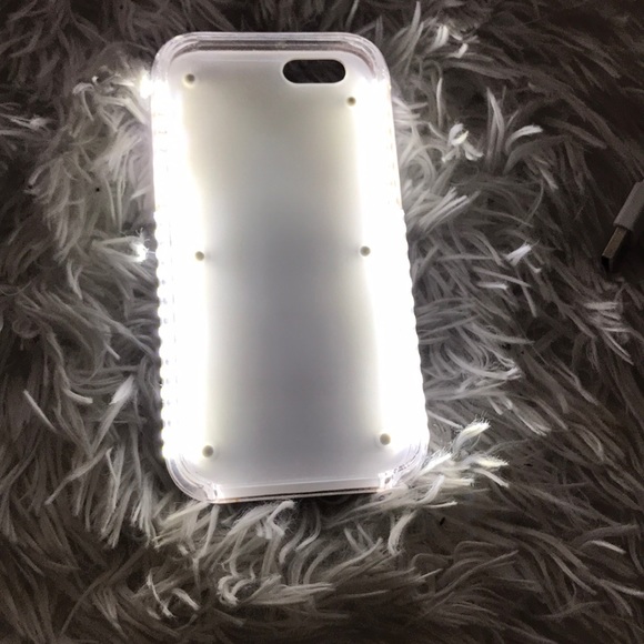 Other - Rose gold led light phone case
